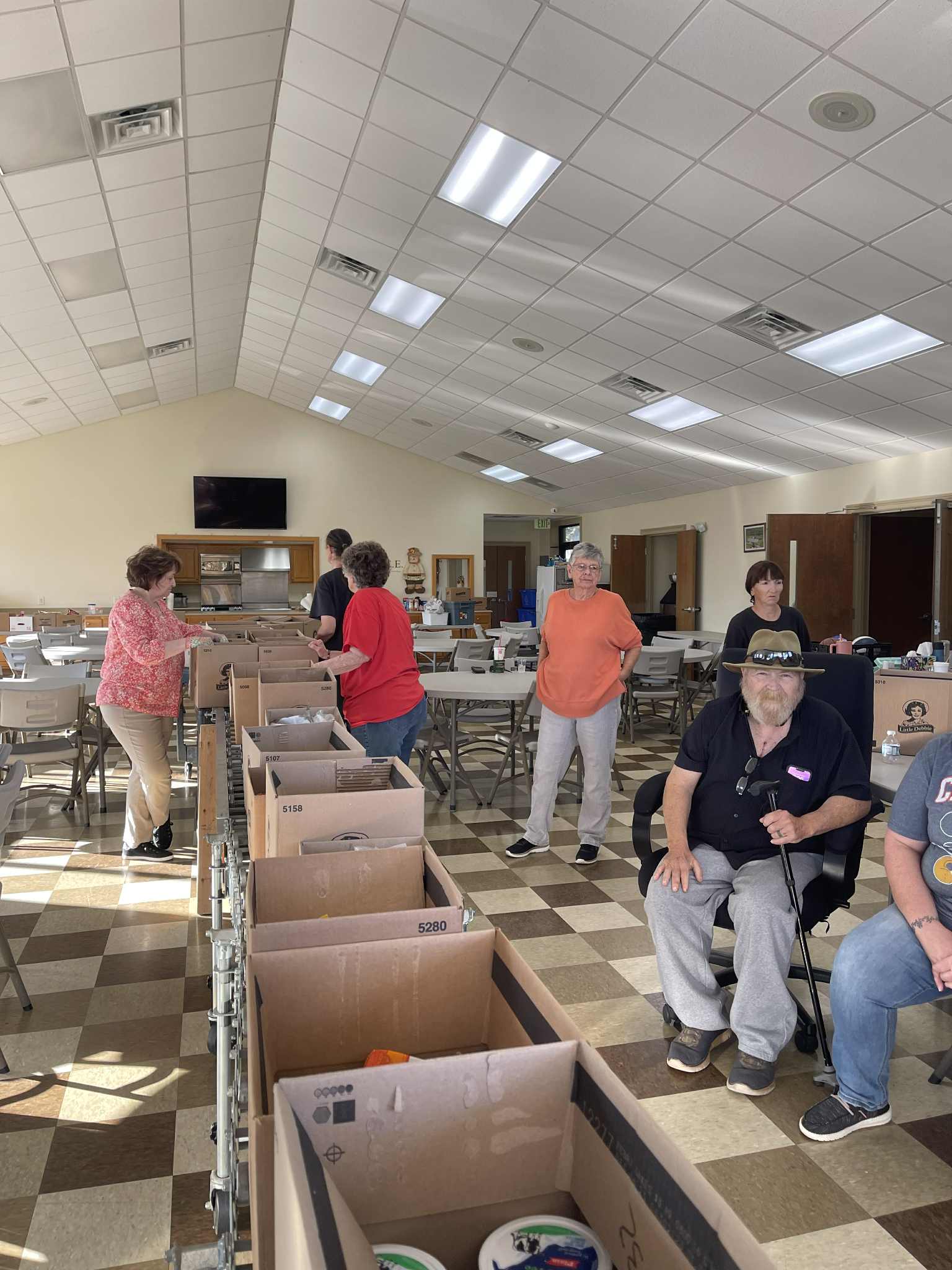 Centertown (Tennessee) United Methodist Church received grant funding from the  ENCORE Ministry Foundation to help purchase a refurbished walk-in freezer to store perishable food and a storage unit for non-perishable items for the church’s weekly food ministry program.