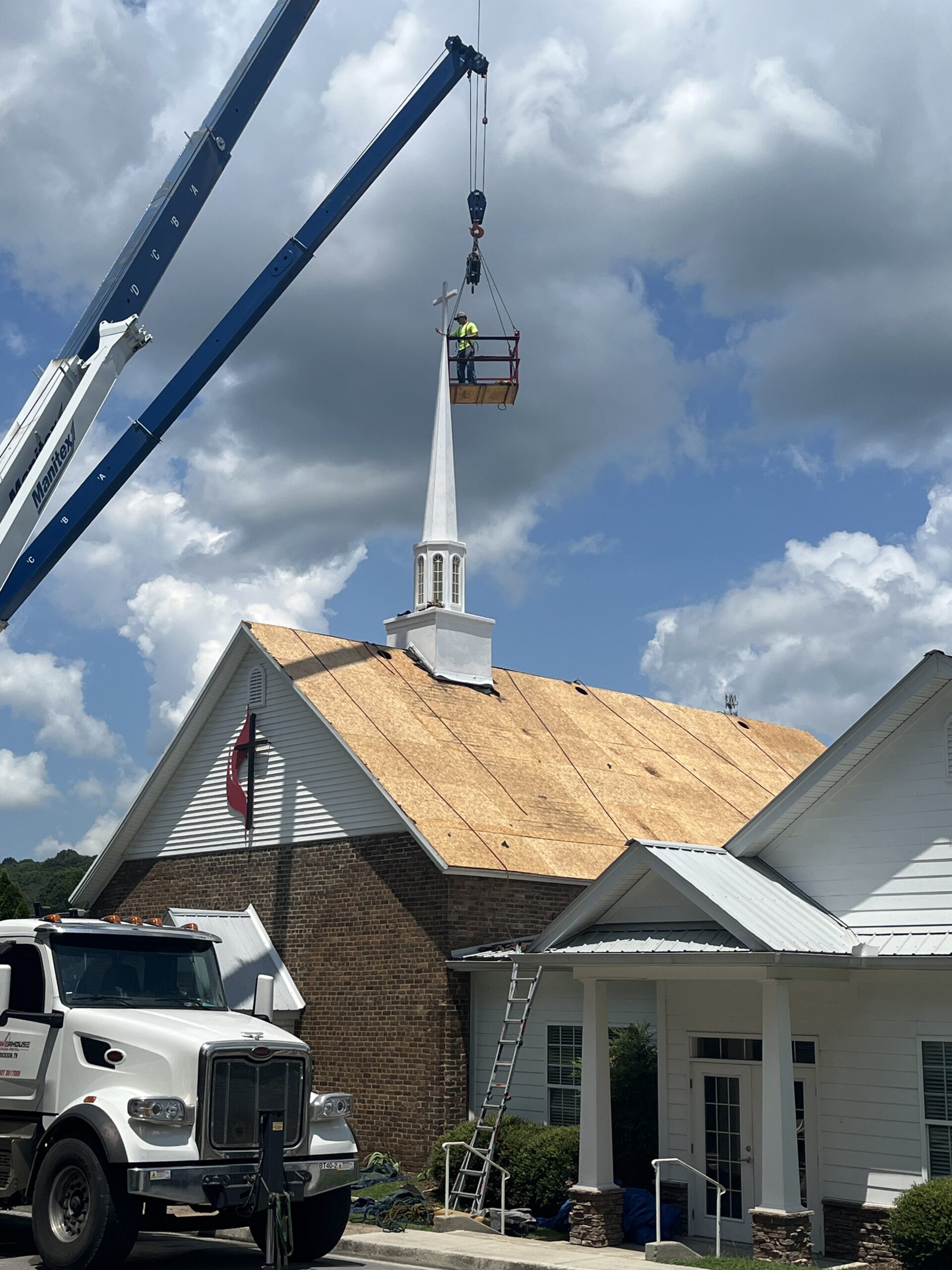 Grant funding from ENCORE Ministry Foundation helped First UMC Woodbury install a new roof thus enabling the church to offer an expanded food distribution ministry and other ministry and followship opportunities.